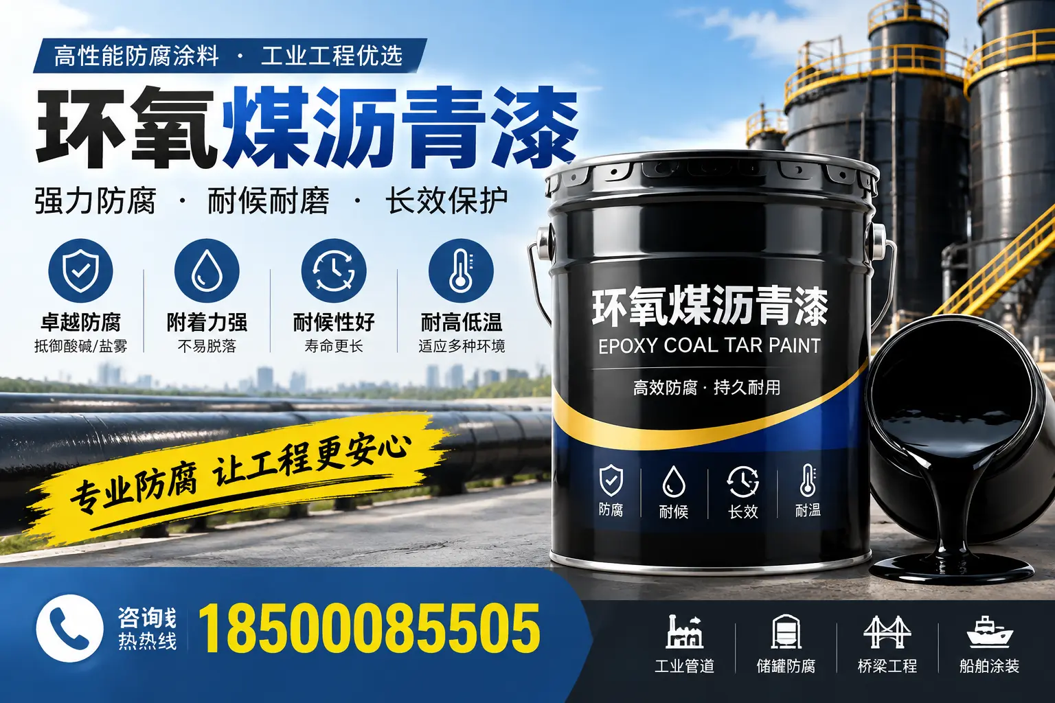 环氧煤沥青漆的施工方法与注意事项，确保在自贡顺利完成